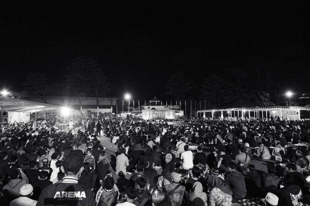 potret Juragan 99 doa bersama di tragedi Kanjuruhan (instagram.com/juragan_99)