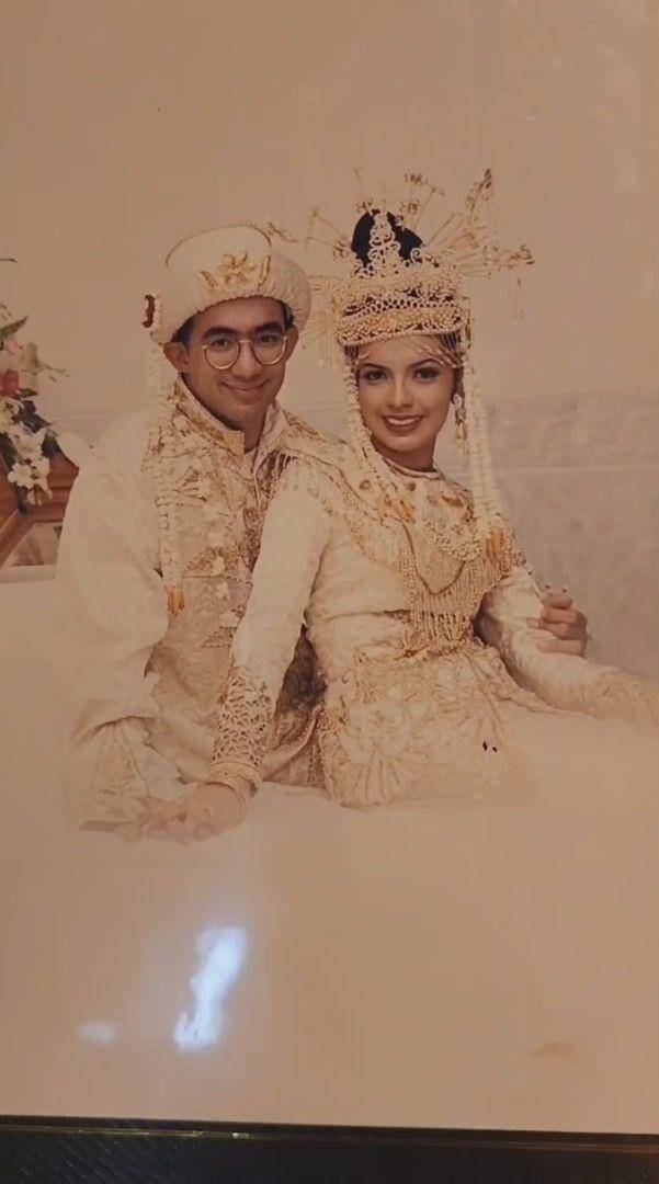 potret pernikahan lawas Najwa Shihab (instagram.com/najwashihab)