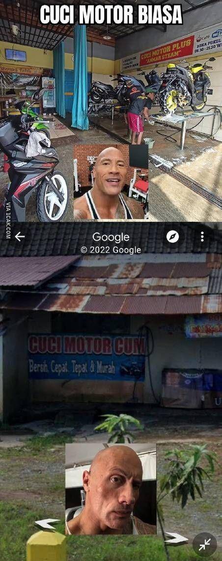 meme cuci motor musim hujan (1cak.com)