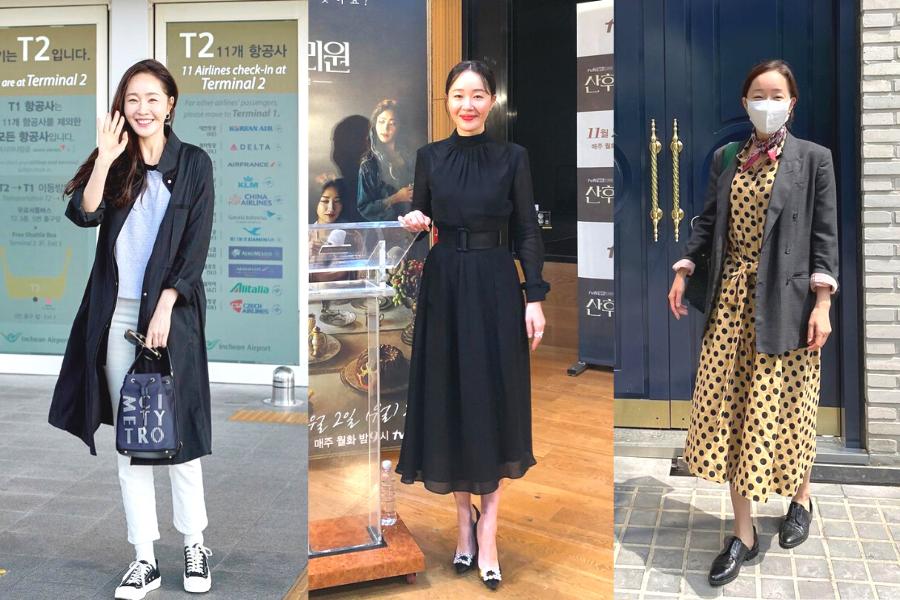 9 Gaya Ngantor Kekinian ala Uhm Ji Won, Pemeran di Little Women