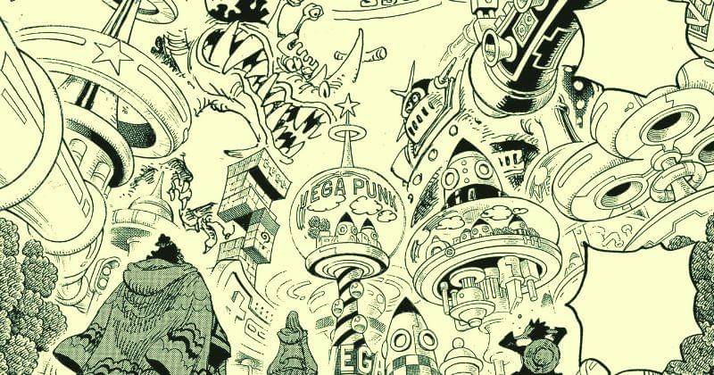 Pulau Egghead di One Piece 1062. (mangaplus.shueisha.co.jp/One Piece)