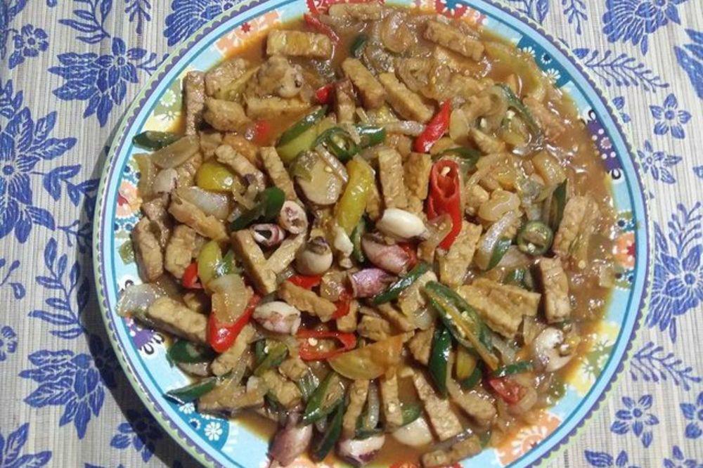 Resep Tumis Tempe Cumi Asin, Pembasmi Lapar Tak Tertahankan