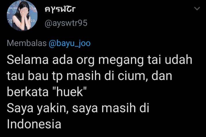 kebiasaan unik (twitter.com/@ayswtr95)