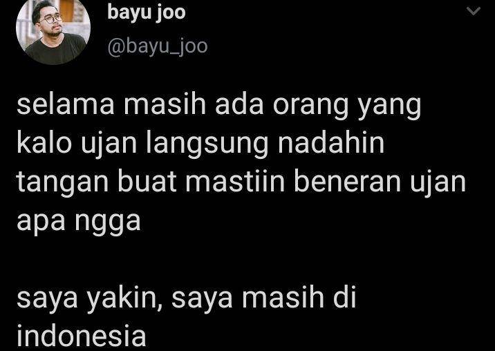 kebiasaan unik (twitter.com/@bayu_joo)