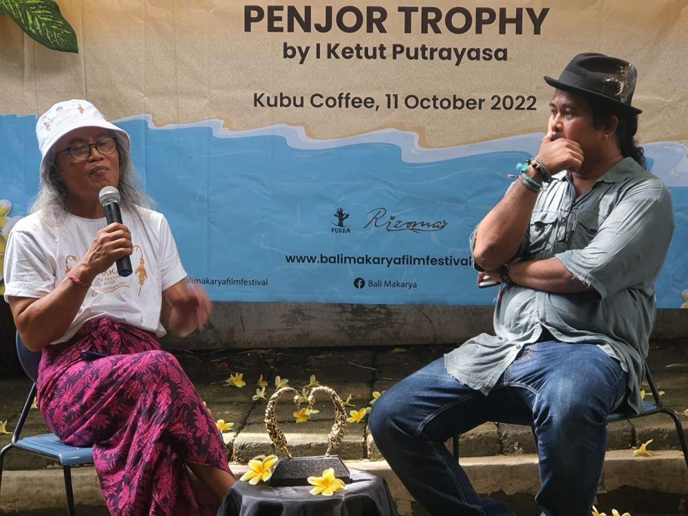 Founder & Board BaliMakarya Film Festival, Tommy F Awuy-Ketut Putrayasa. (Dok.IDN Times/istimewa))