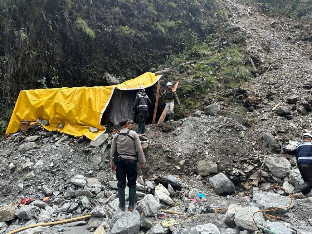 Aparat Gabungan Tertibkan Pendulangan Emas di Tembagapura Papua