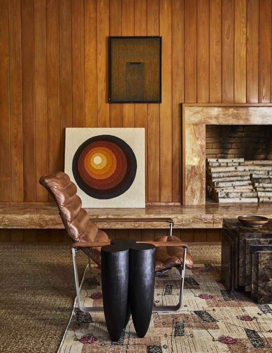inspirasi ruang tamu dengan desain mid-century modern (livingetc.com)