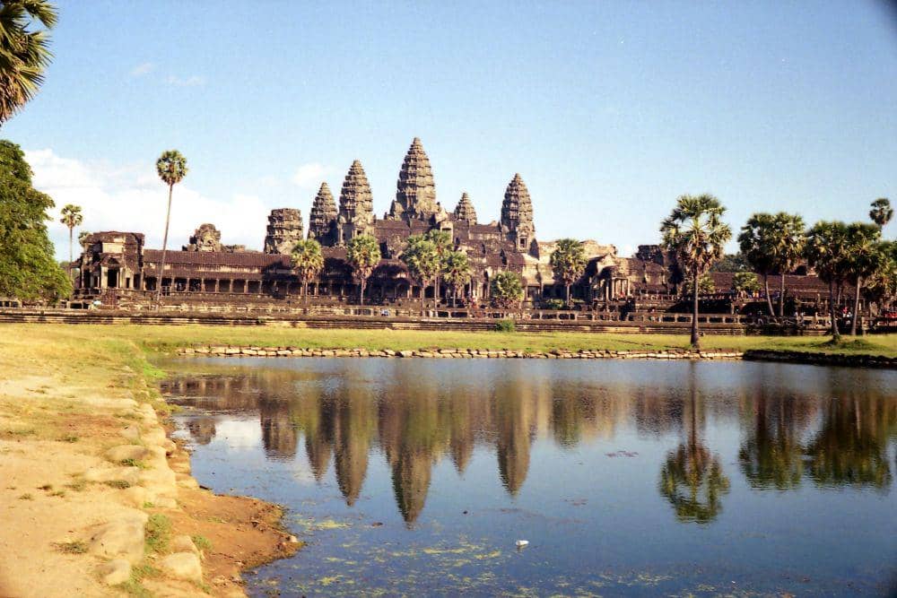 Potret Angkor Wat Kamboja