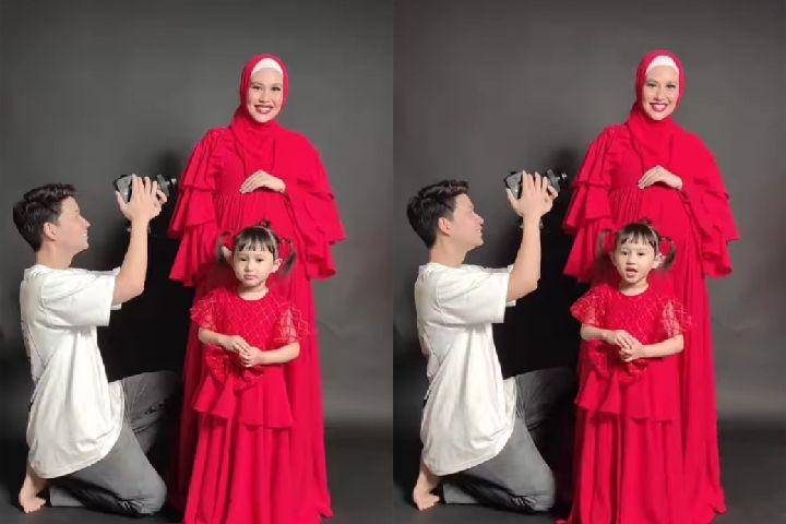 momen di balik maternity shoot Kartika Putri (instagram.com/mariophotographie)