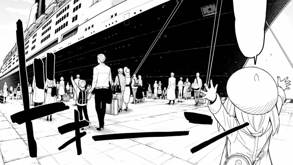 Anya akan menaiki Princess Lorelei. (dok. Shueisha/SPY x FAMILY)