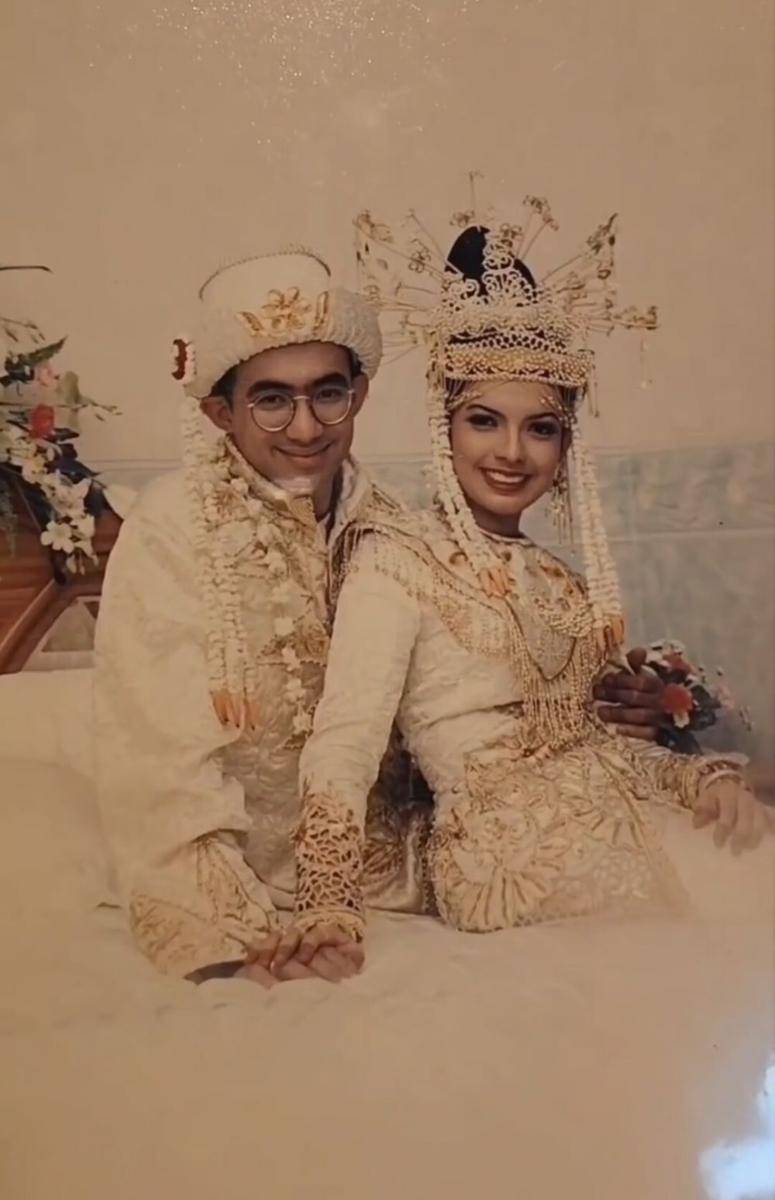 potret lawas pernikahan Najwa Shihab (instagram.com/najwashihab)