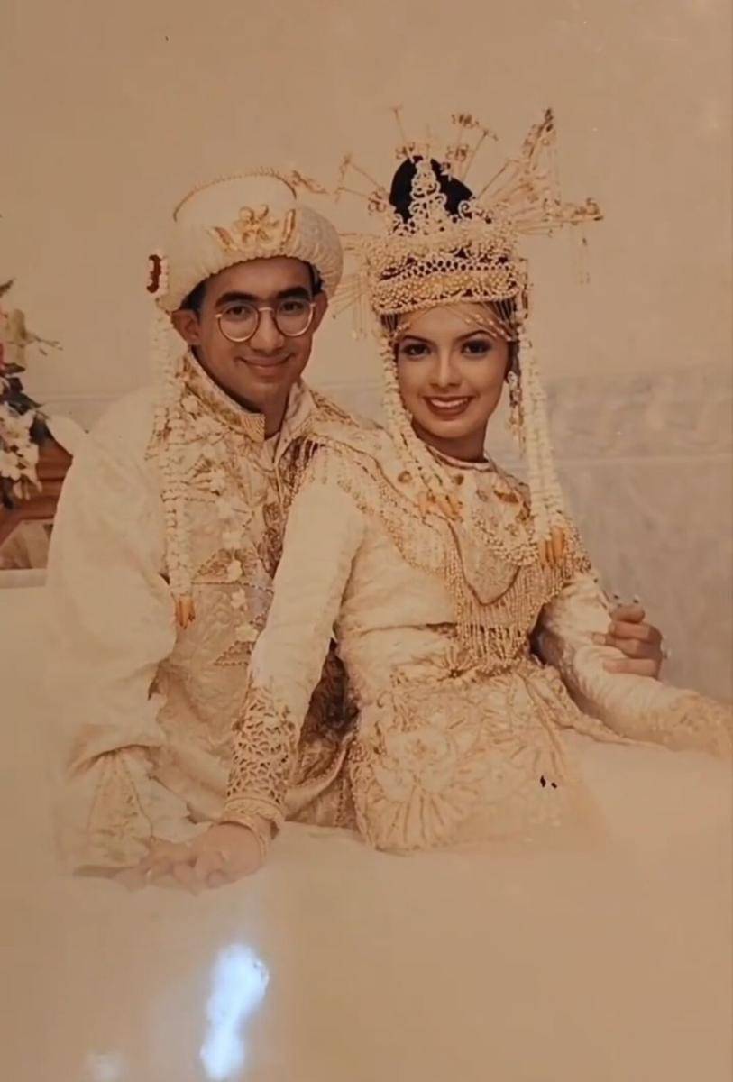 potret lawas pernikahan Najwa Shihab (instagram.com/najwashihab)