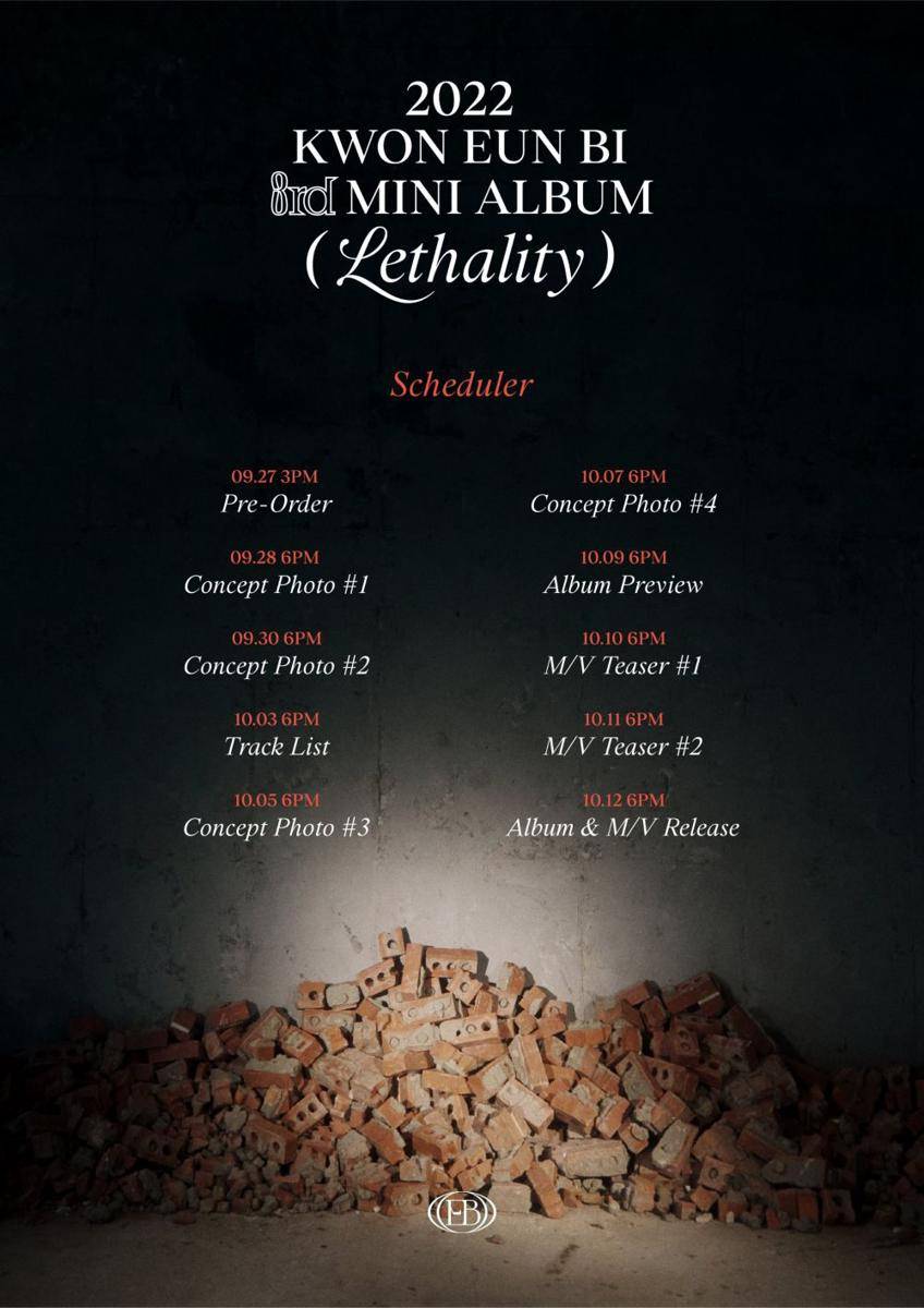 jadwal comeback Kwon Eunbi untuk mini album Ethality (twitter.com/KWONEUNBI)