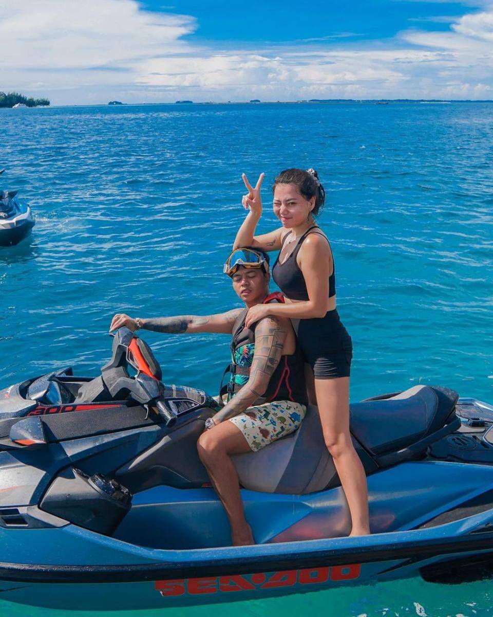 Reza Arap dan Wendy Walters (instagram.com/ybrap)