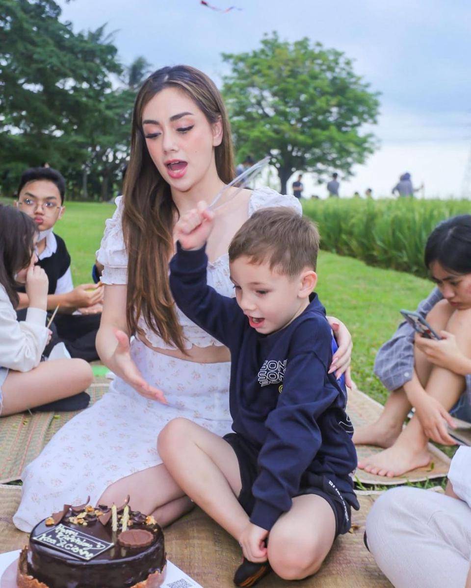 potret ulang tahun Lucio (instagram.com/celine_evangelista)