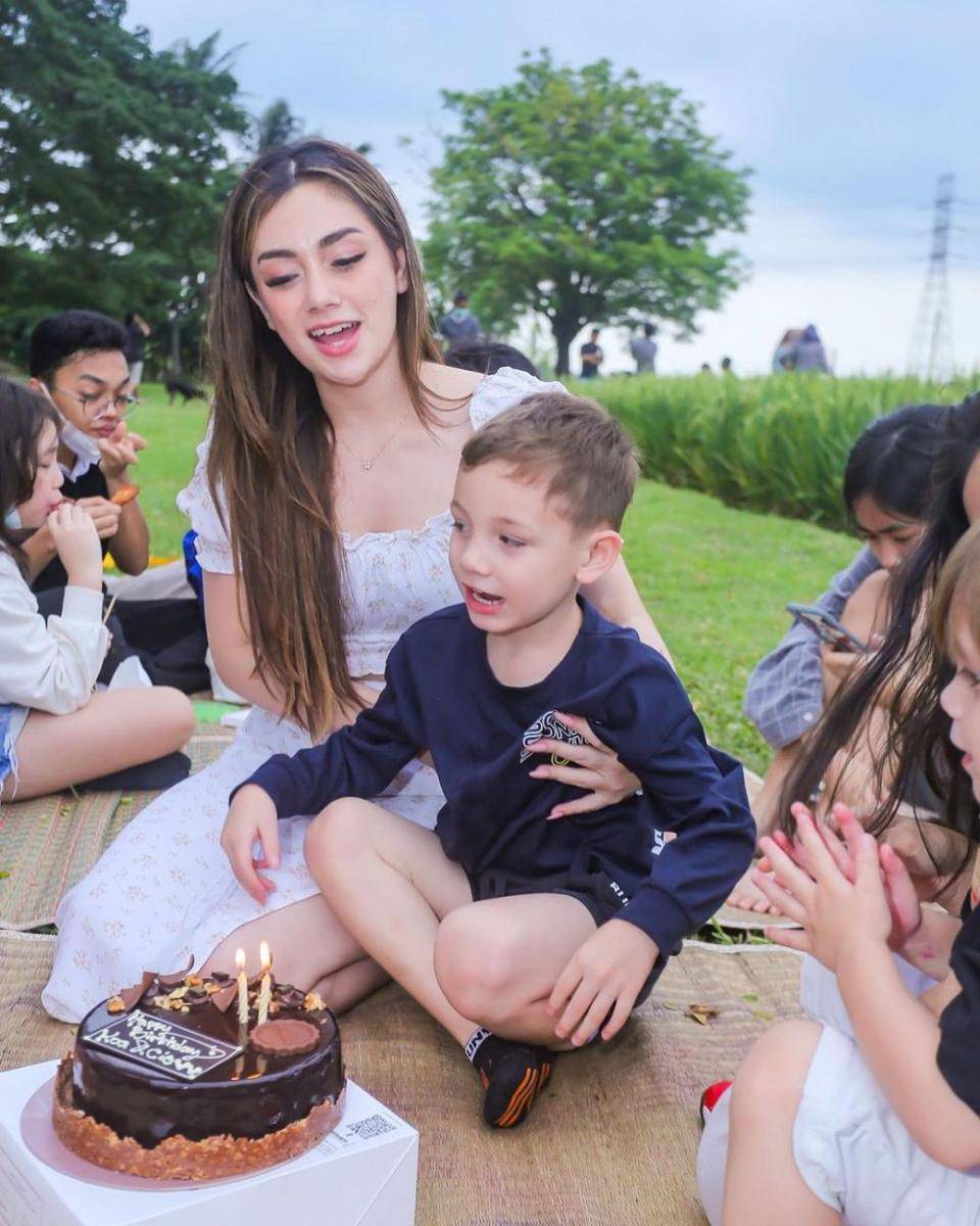potret ulang tahun Lucio (instagram.com/celine_evangelista)