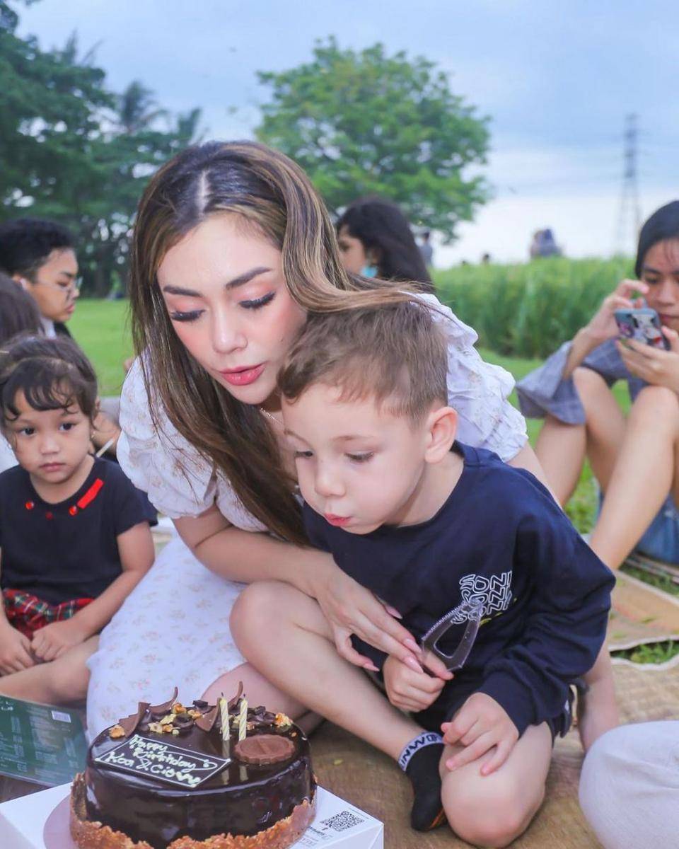 potret ulang tahun Lucio (instagram.com/celine_evangelista)