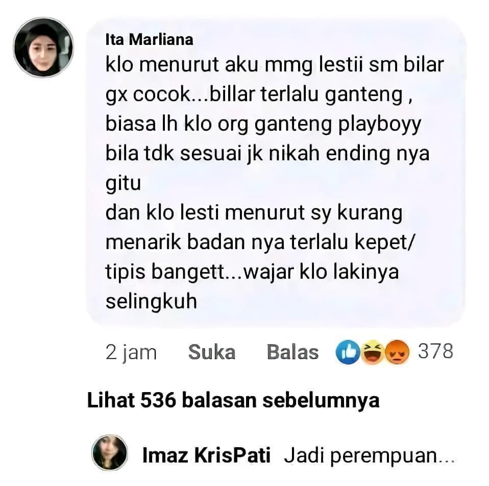 komentar FB lucu menanggapi isu (facebook.com/Sisi G O B L O K Manusia)