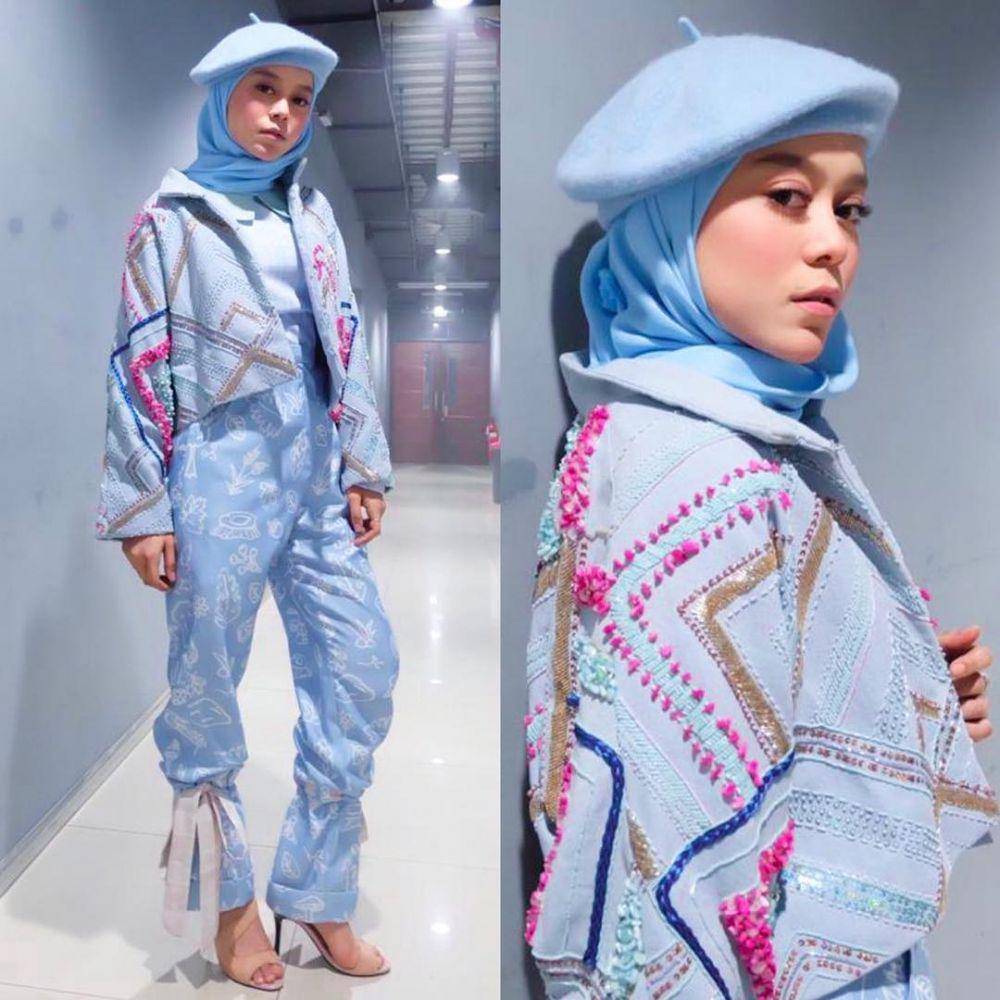 Lesti Kejora mengenakan outer. (instagram.com/lestykejora)