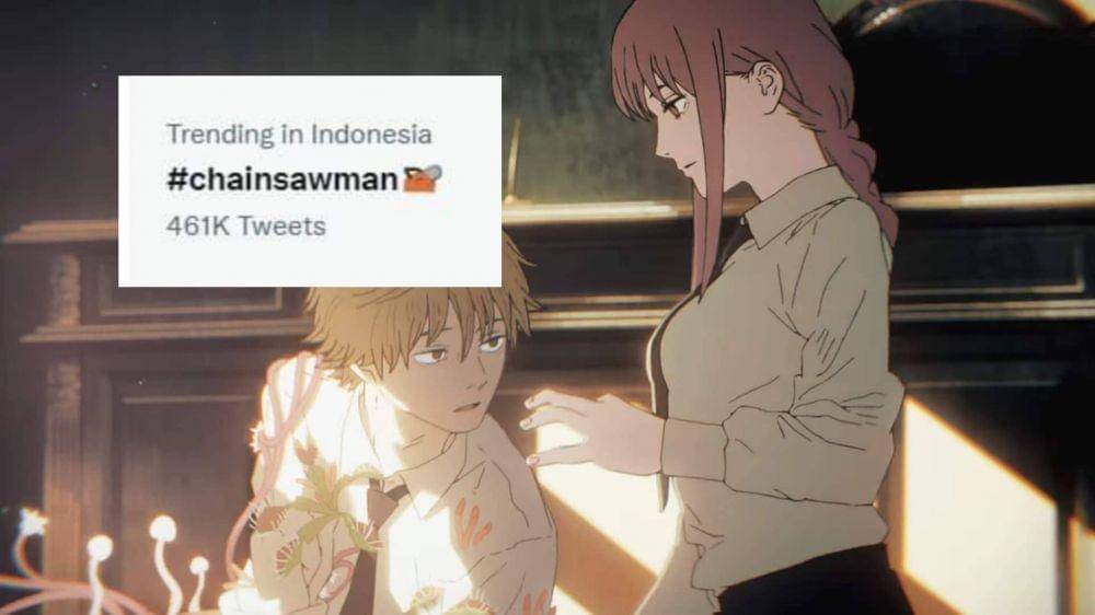 Chainsaw Man trending. (Dok. MAPPA/Chainsaw Man)