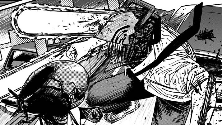 Denji vs. Reze (dok. Shueisha/Chainsaw Man)