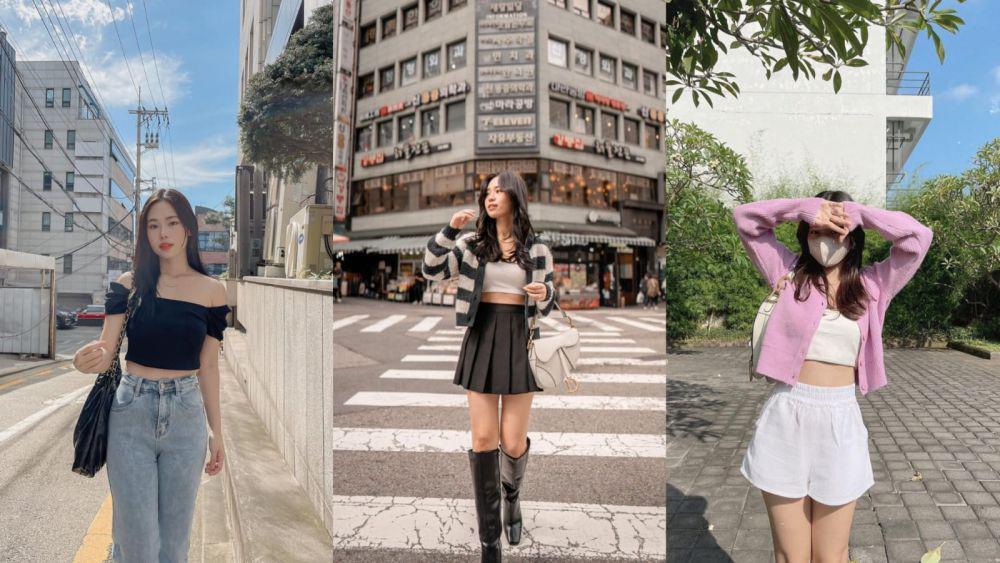10 Inspirasi Korean Outfit ala Beauty Vlogger Molita Lin