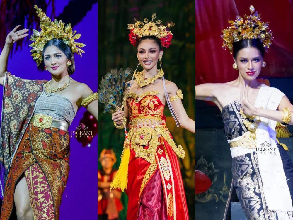 10 Penampilan Finalis Miss Grand International 2022 dengan Busana Bali