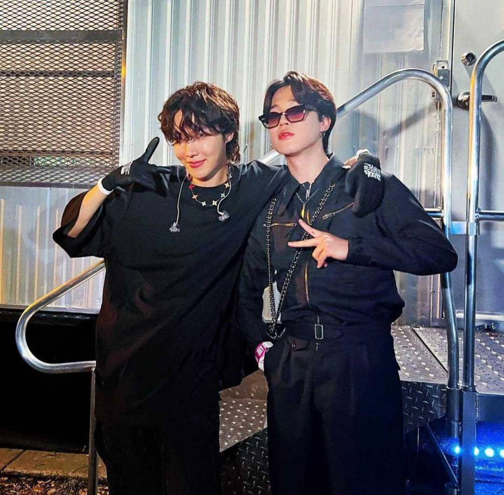 J-Hope dan Jimin BTS (instagram.com/j.m)