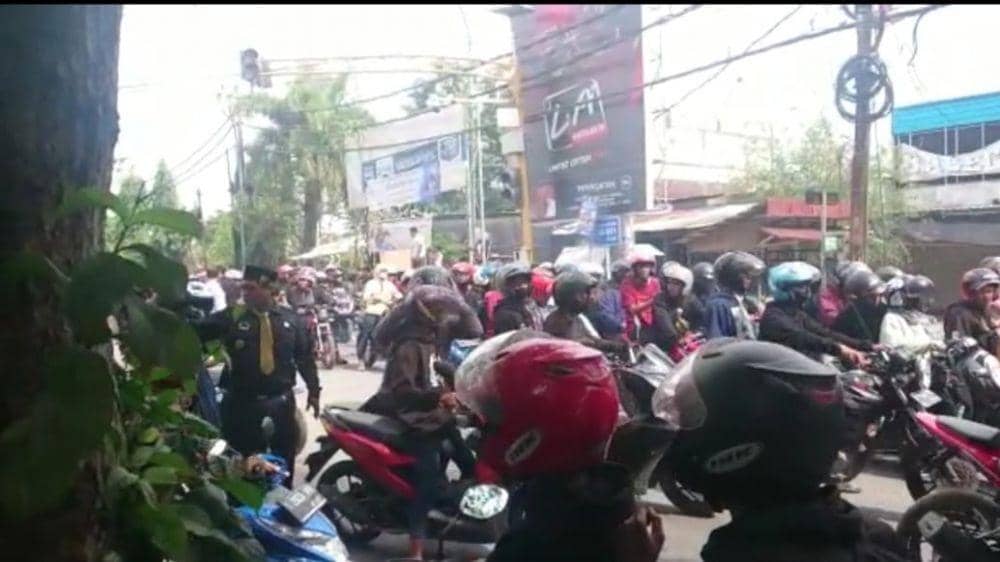 Ratusan pesilat di Kabupaten Lamongan terlibat bentrokan. Dok Istimewa