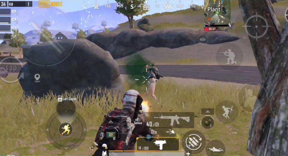 ilustrasi melakukan jiggle (Dok. Level Infinite/PUBG Mobile)
