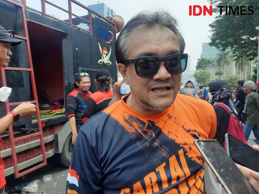 Ketua Tim Pemenangan Partai Buruh Said Salahudin (IDN Times/Yosafat Diva Bayu Wisesa)