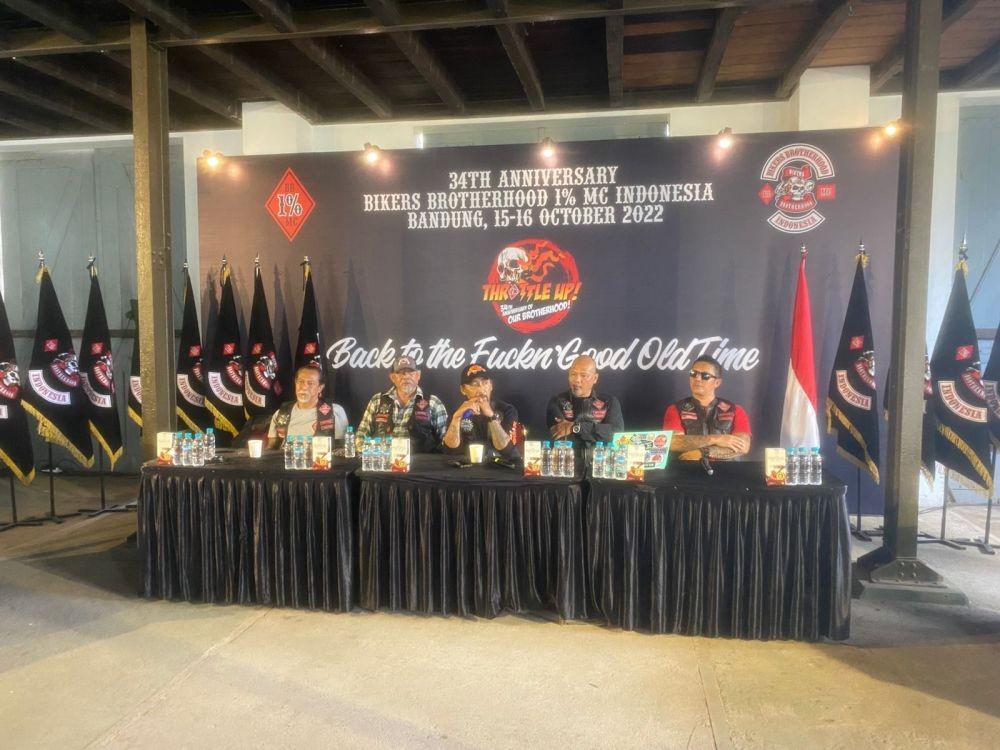 Bikers Brotherhood 1%MC Tak akan Serahkan Logo dan Bubarkan Diri