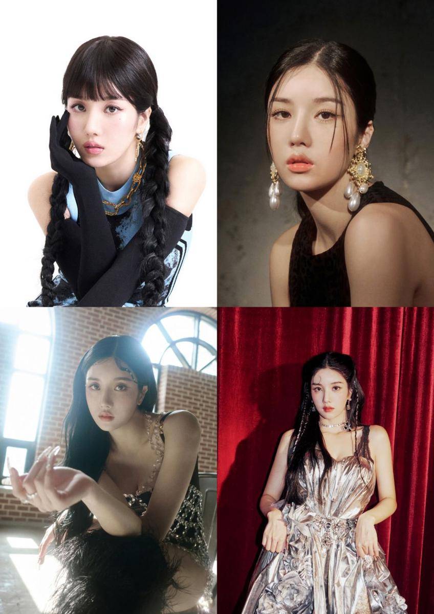 foto konsep Reveal, Ultimate, Bewitch, dan Immortal yang dirilis Kwon Eunbi untuk mini album Ethality (twitter.com/KWONEUNBI)