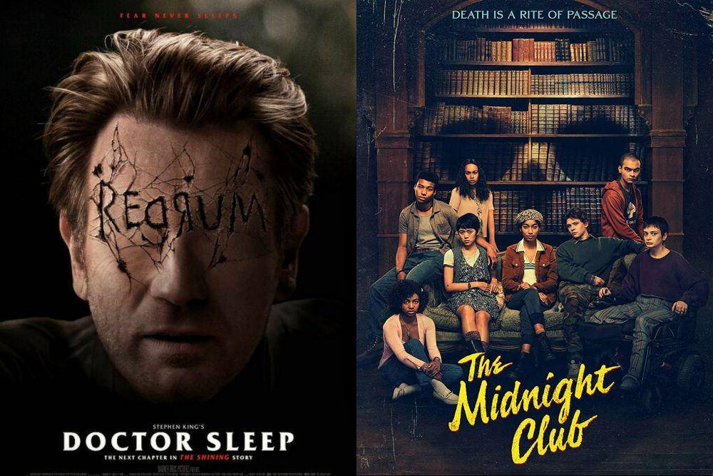 poster Doctor Sleep dan The Midnight Club (dok. Warner Bros. Pictures/Doctor Sleep | dok. Netflix/The Midnight Club)
