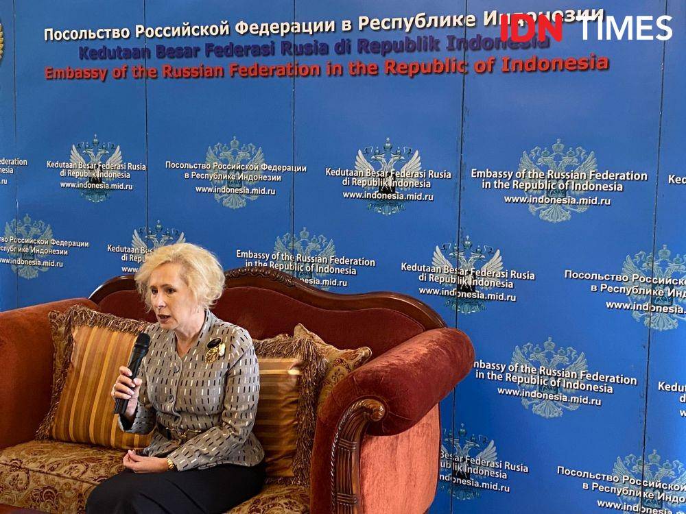 Duta Besar Rusia untuk Indonesia, Lyudmila Vorobieva (IDN Times/Sonya Michaella)