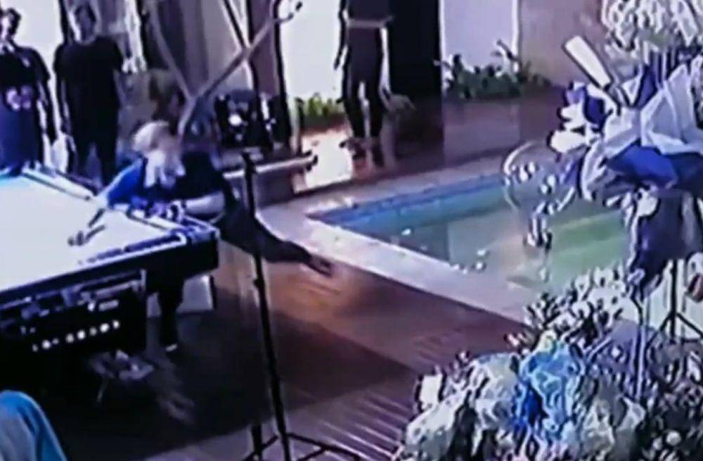 Viral video Rizky Billar lempar bola biliar ke arah Lesti Kejora (twitter.com/RajaIndotama)