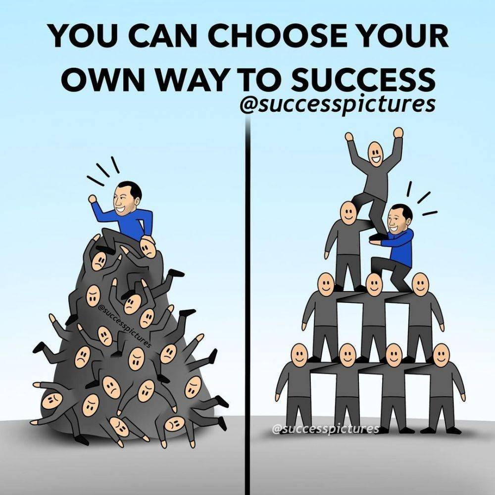 Ilustrasi motivasi kesuksesan. (instagram.com/successpictures)