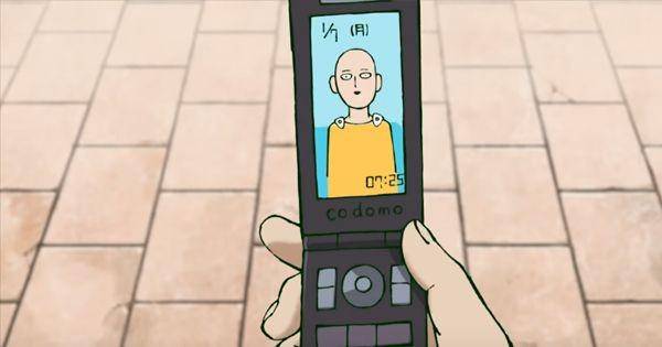 Wallpaper Saitama di ponsel Reigen (  Dok. Bones / Mob Psycho 100 II OVA )