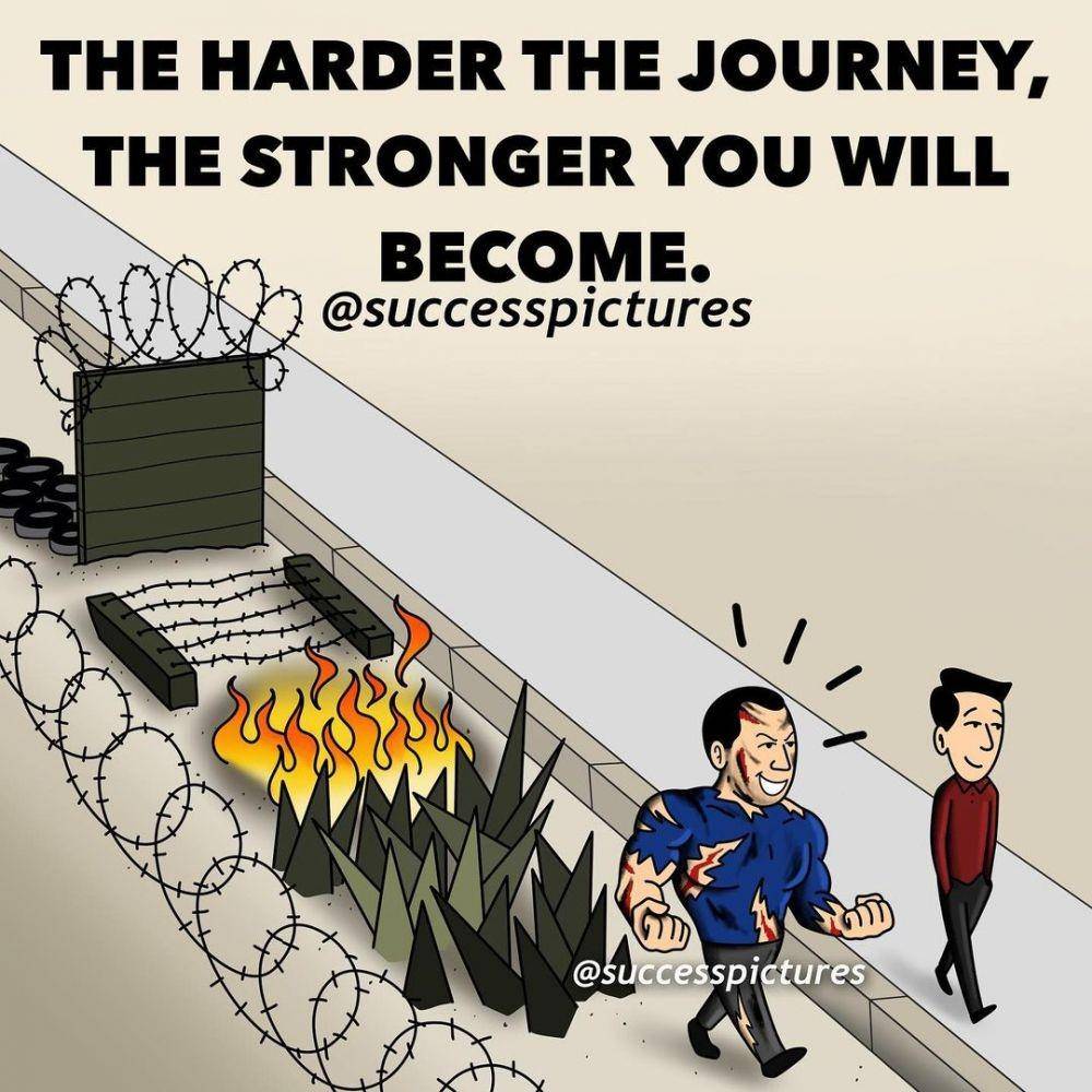 Ilustrasi motivasi kesuksesan. (instagram.com/successpictures)