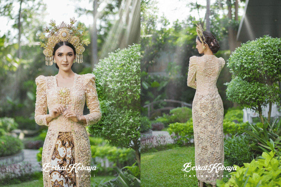 inspirasi busana wedding ala BERKAT KEBAYA by DEVINA SHANTI (instagram.com/berkatkebaya)