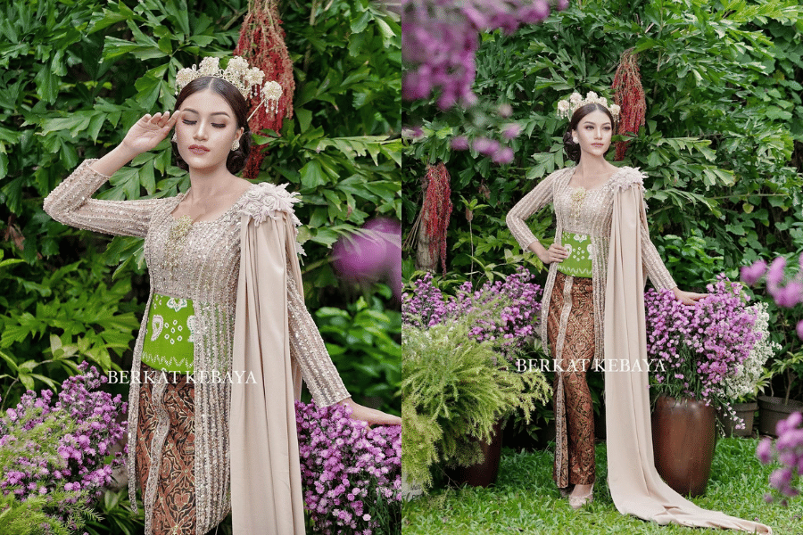 inspirasi busana wedding ala BERKAT KEBAYA by DEVINA SHANTI (instagram.com/berkatkebaya)