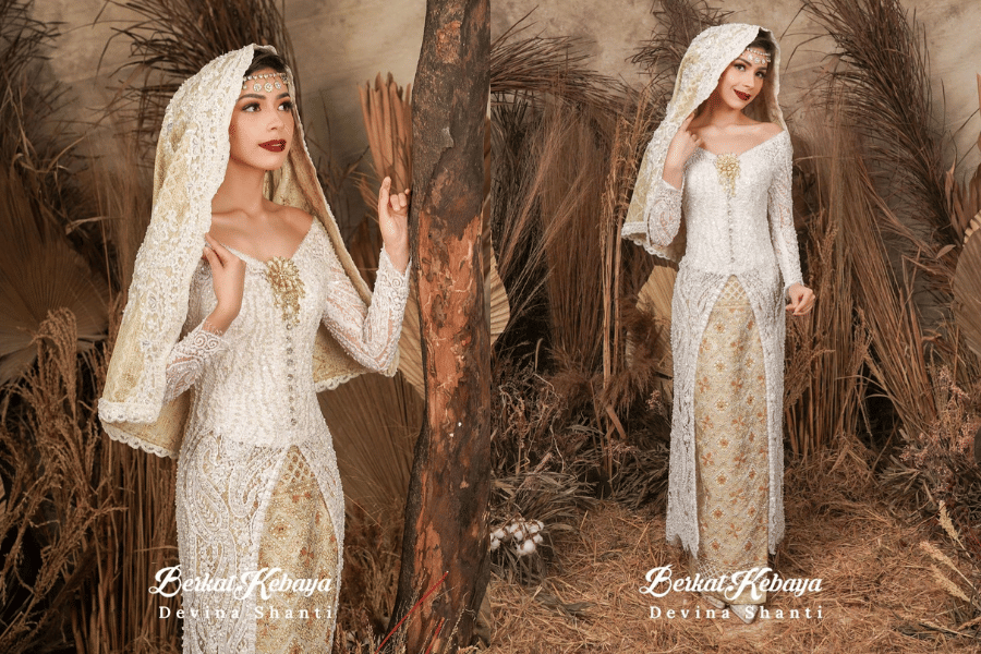 inspirasi busana wedding ala BERKAT KEBAYA by DEVINA SHANTI (instagram.com/berkatkebaya)