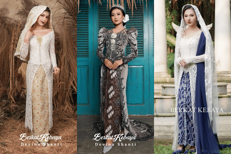 11 Ide Busana Wedding ala BERKAT KEBAYA by DEVINA SHANTI, Romantis!