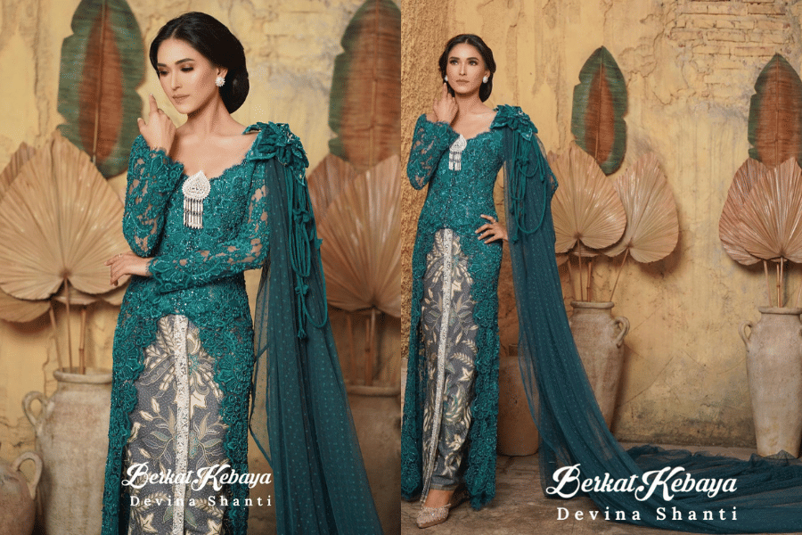 inspirasi busana wedding ala BERKAT KEBAYA by DEVINA SHANTI (instagram.com/berkatkebaya)