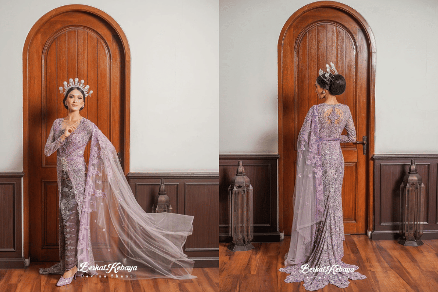 inspirasi busana wedding ala BERKAT KEBAYA by DEVINA SHANTI (instagram.com/berkatkebaya)