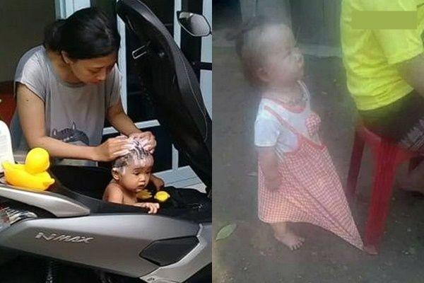 15 Potret Cara Emak Bikin Anaknya Nurut Ini Kocaknya Tak Terduga