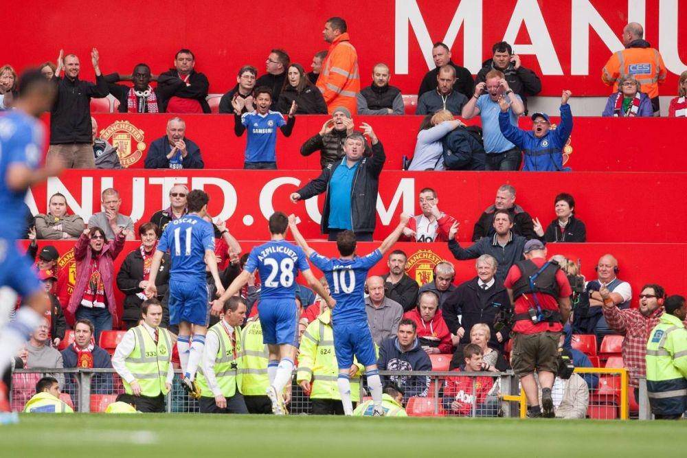 Chelsea di Old Trafford. (si.com)