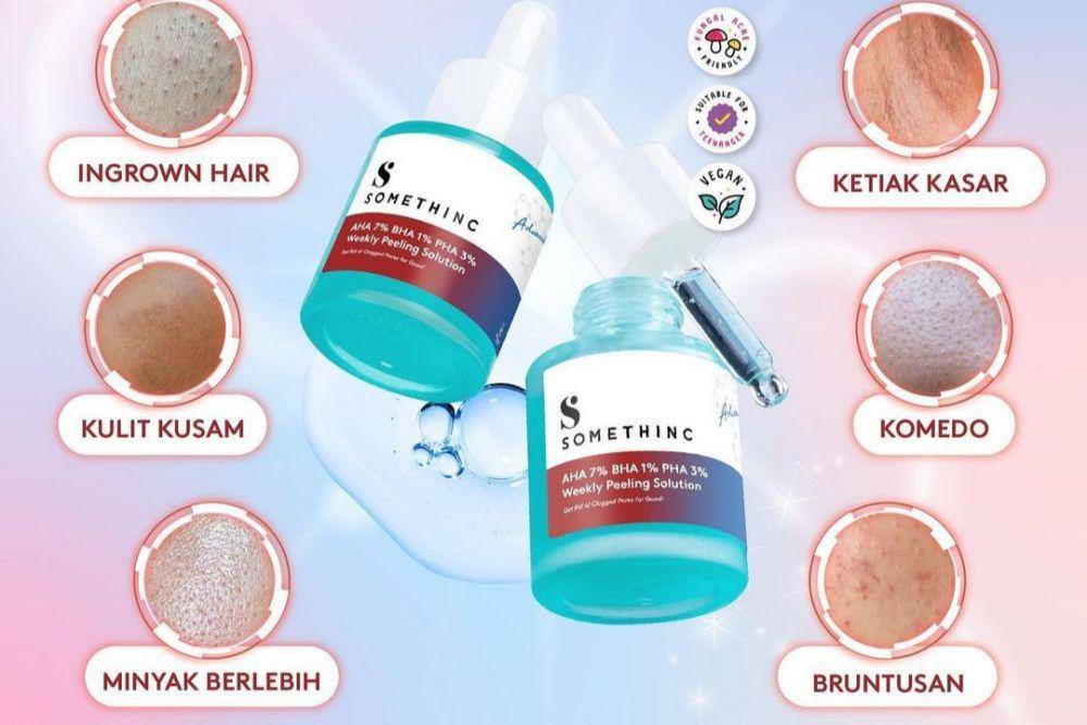 SOMETHINC AHA 7%, BHA 1%, PHA 3%, Weekly Peeling Solution (instagram.com/somethincofficial)
