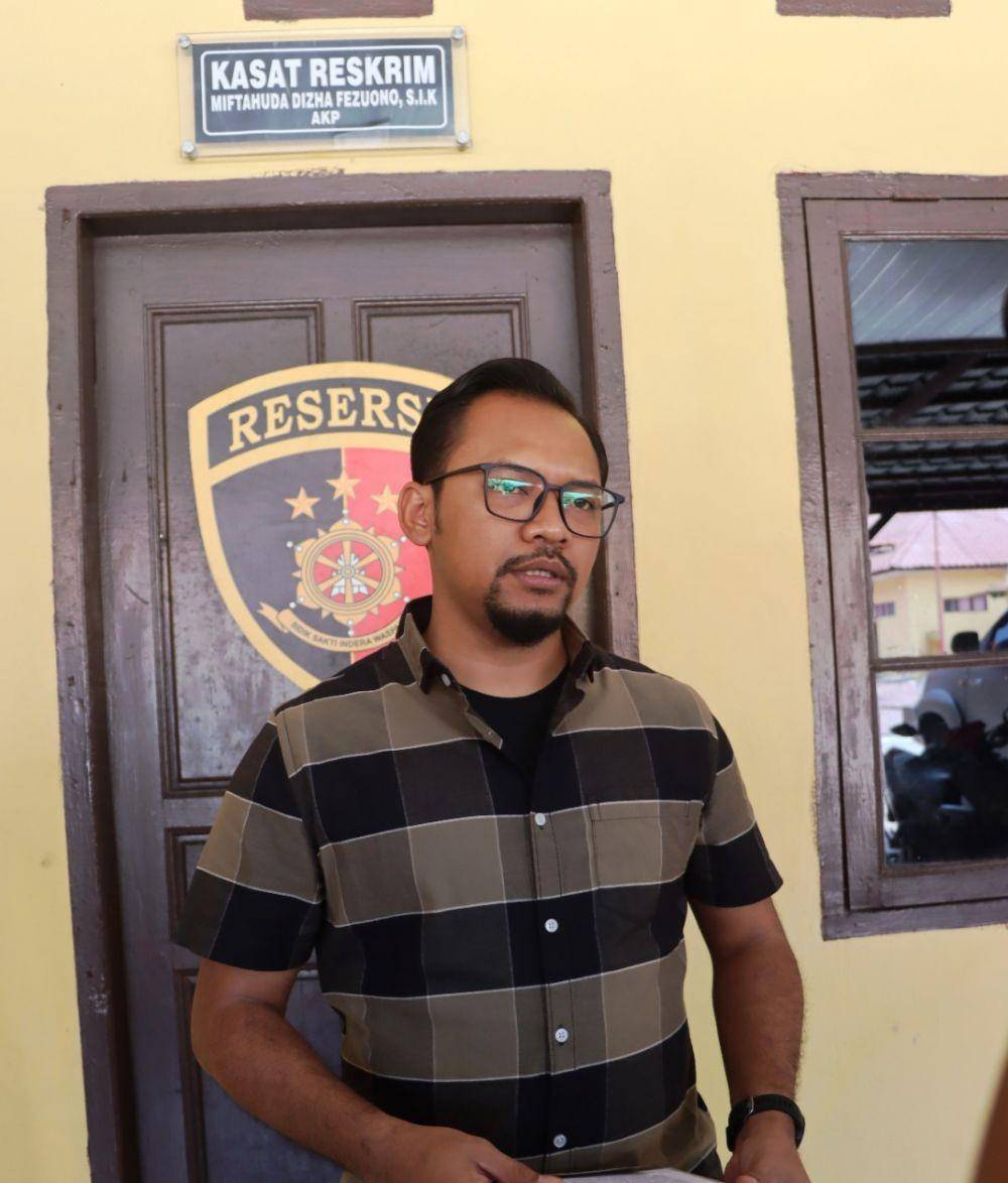 Kepala Satuan Reserse Kriminal (Kasat Reskrim) Polres Aceh Timur, Ajun Komisaris Polisi (AKP) Miftahuda Dizha Fezuono. (Dokumentasi Humas Polres Aceh Timur untuk IDN Times)