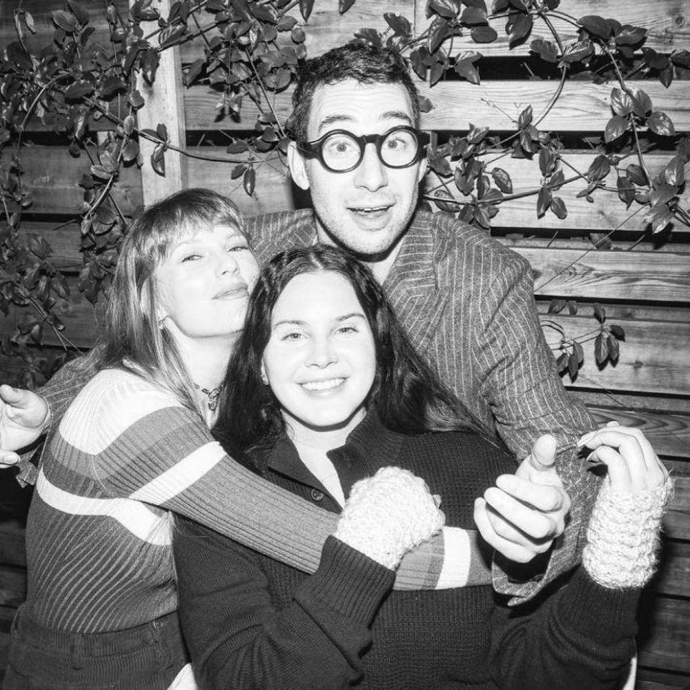 Taylor Swift bersama Lana Del Rey dan Jack Antonoff (twitter.com/taylorswiftIDs)